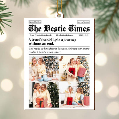 True Friendship Journey Without End Best Friends Ornament