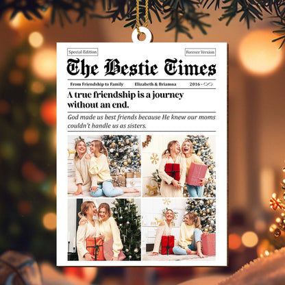 True Friendship Journey Without End Best Friends Ornament
