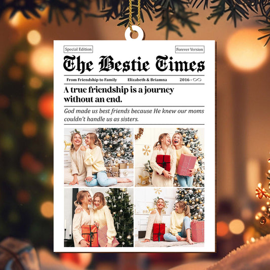 True Friendship Journey Without End Best Friends Ornament