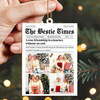 True Friendship Journey Without End Best Friends Ornament