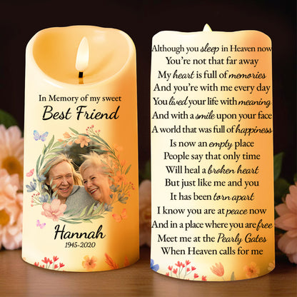 In Memory Of Sweet Best Friend, Meet At The Pearly Gates