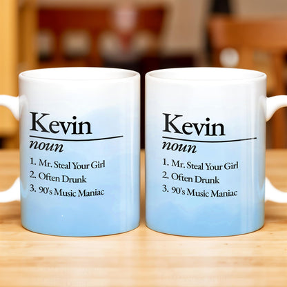 Personalized Name Definition Mug - Personalized Custom Coffee Mug - BST120_MG