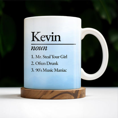 Personalized Name Definition Mug - Personalized Custom Coffee Mug - BST120_MG