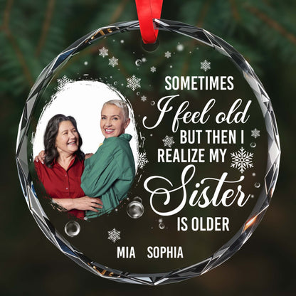 Sister Love Older Sibling Humorous Quote With Portrait