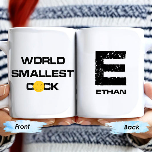 World's Smallest Smiley Face Humor Mug