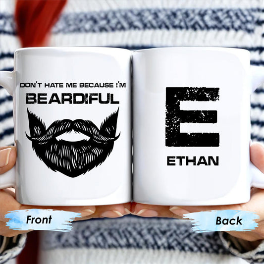 Don't Hate Me Because I'm Beardiful Mug