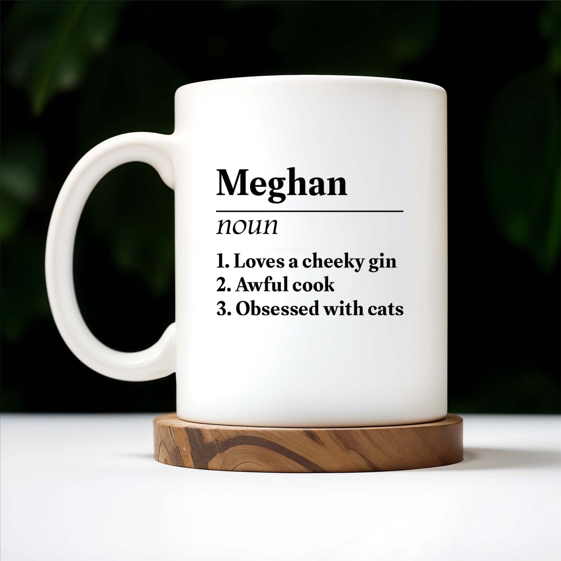 Loves A Cheeky Gin, Awful Cook, Obsessed With Cats Mug
