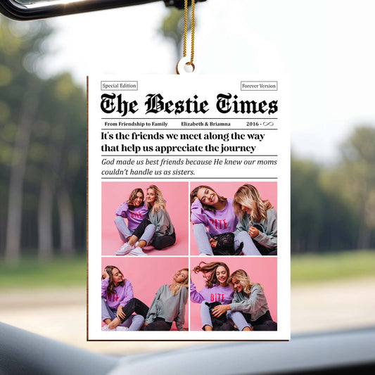 Appreciating The Journey Best Friends Photos Ornament