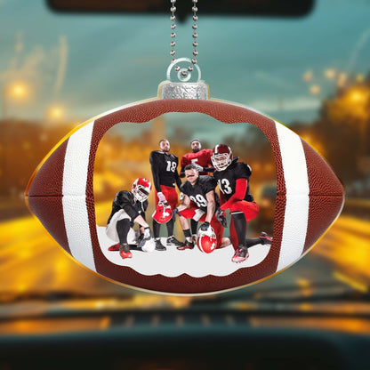 Capture Your Football Moments Forever In Custom Sports Ornament