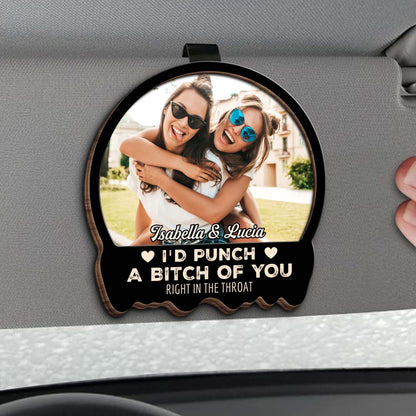 Stand Up For You Best Friends Photo Visor Clip