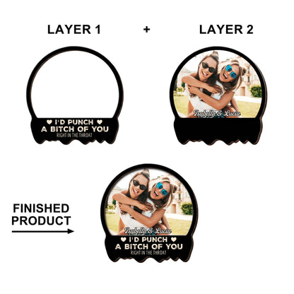 Stand Up For You Best Friends Photo Visor Clip