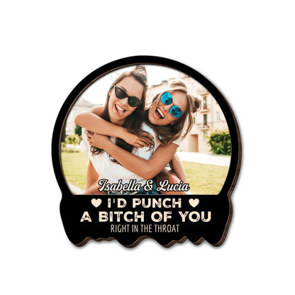 Stand Up For You Best Friends Photo Visor Clip