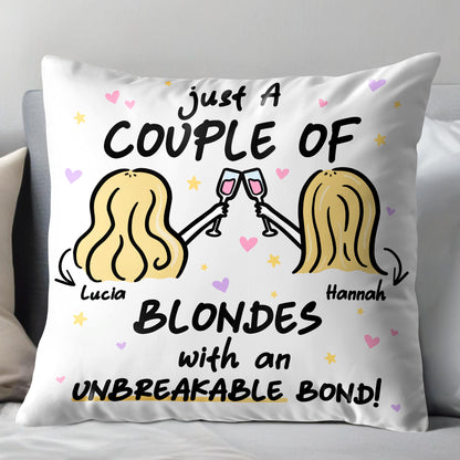 Blondes With An Unbreakable Bond Toasting Hearts
