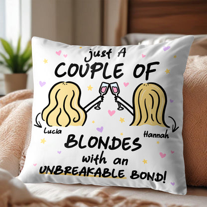 Blondes With An Unbreakable Bond Toasting Hearts