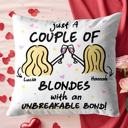 Blondes With An Unbreakable Bond Toasting Hearts