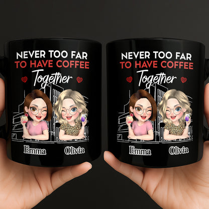 Never Too Far To Have Coffee Together, Cartoon Friends