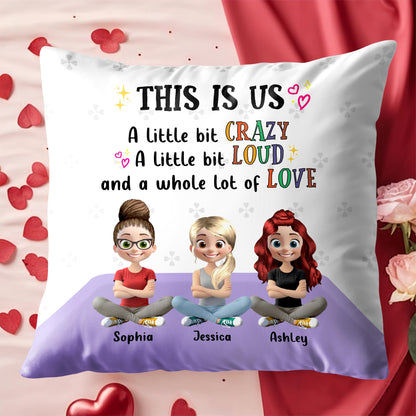 THIS IS US A Little Bit CRAZY, LOUD And A Whole Lot Of LOVE, Cartoon Characters