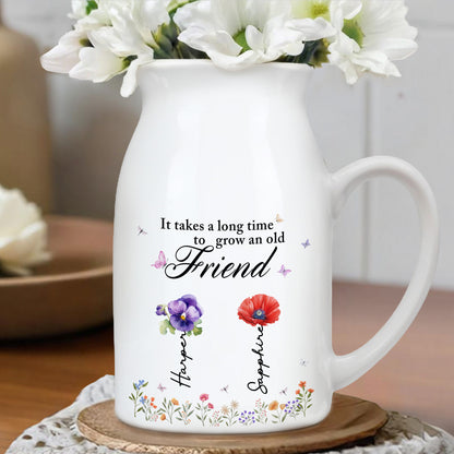 It Takes A Long Time To Grow An Old Friend, Flowers and Butterflies