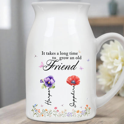 It Takes A Long Time To Grow An Old Friend, Flowers and Butterflies