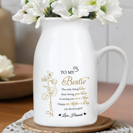 To My Bestie, The Only Thing Better Than Being Your Bestie, Flowers and Heart