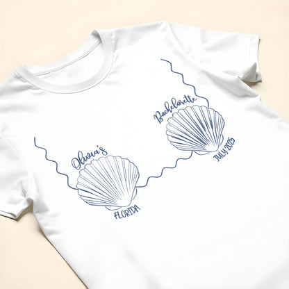 Seashells and Waves For Beach Bachelorette
