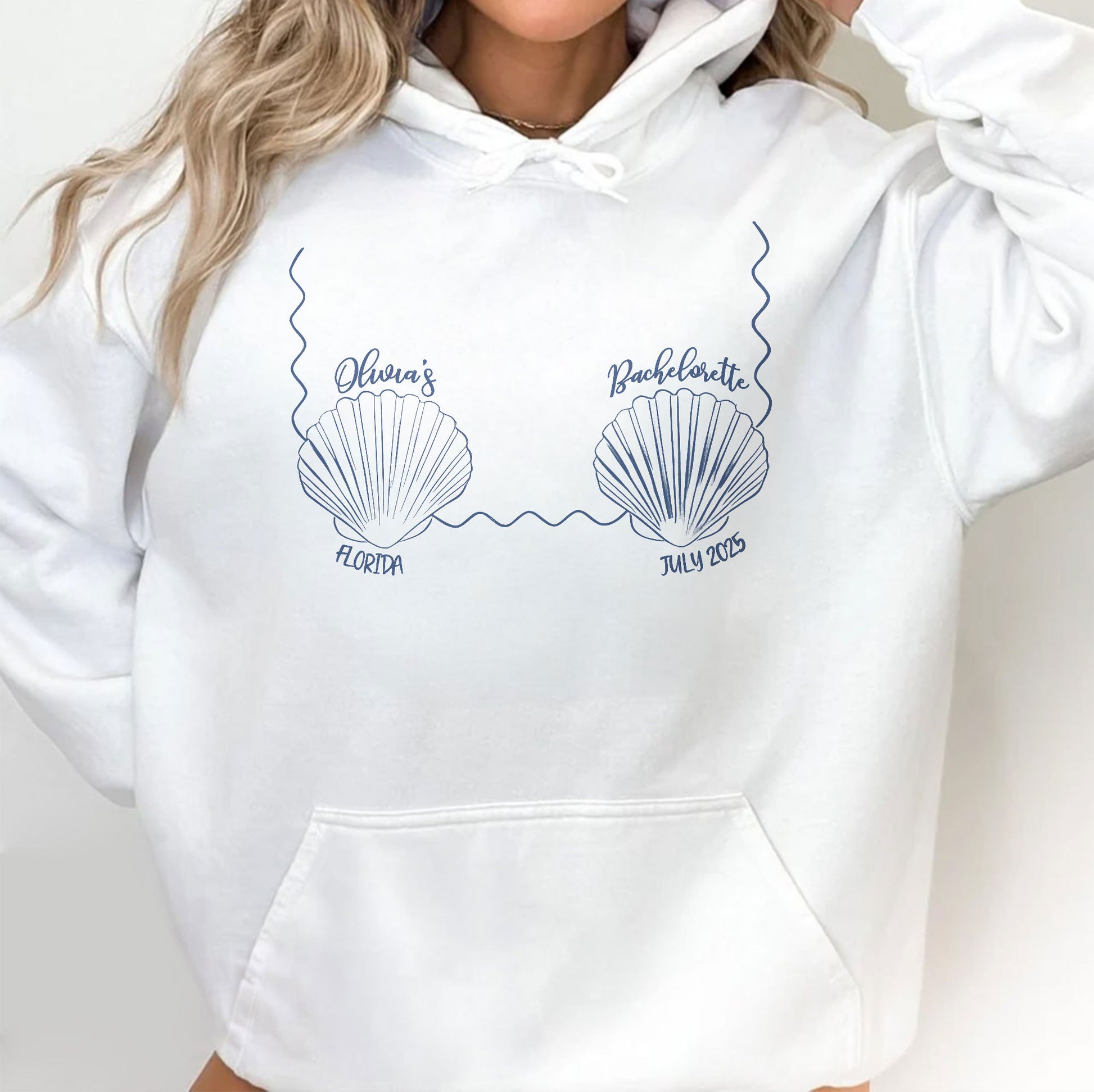 Seashells and Waves For Beach Bachelorette