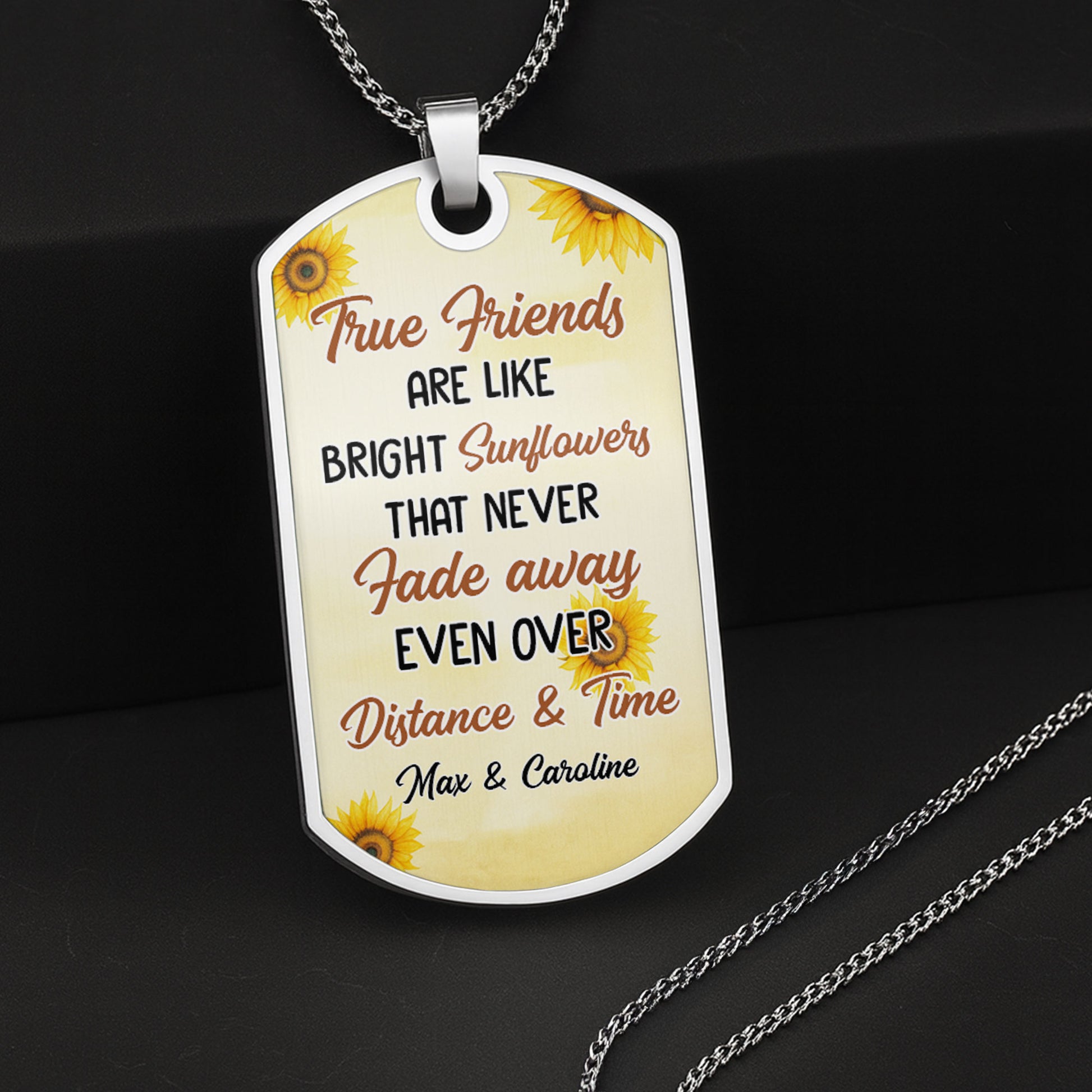 True Friends Like Bright Sunflowers That Never Fade