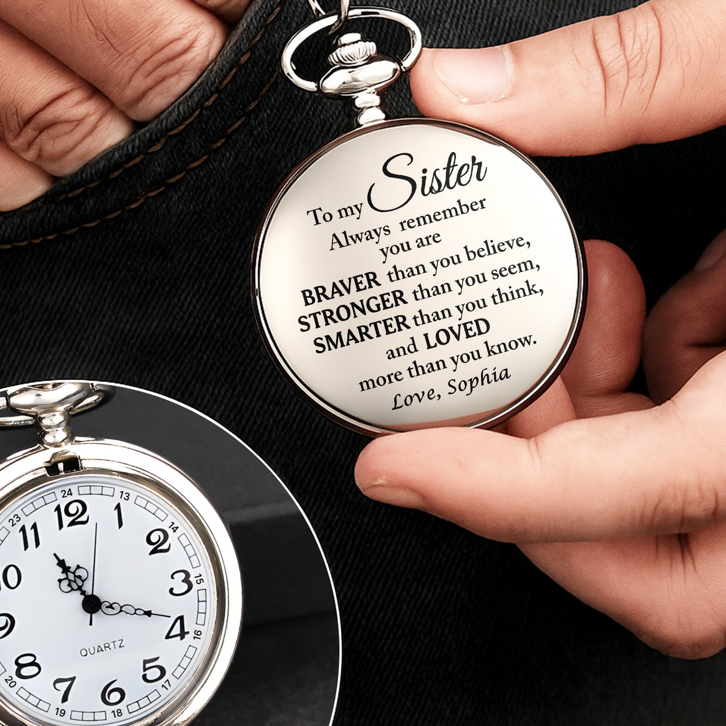 To My Sister, Always Remember You Are Braver, Stronger, Smarter