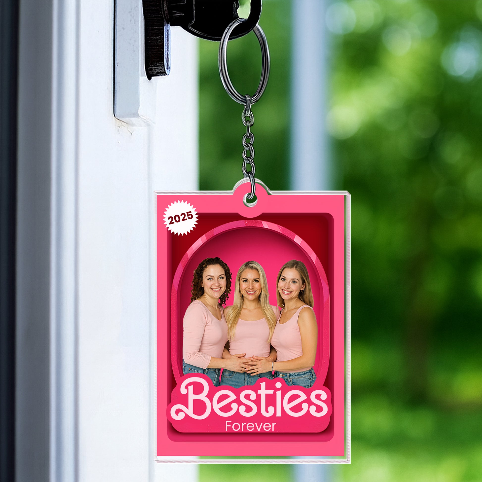 Besties Forever, Custom Keychain For Best Friends