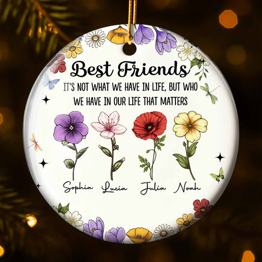 Best Friends Who We Have In Life That Matters, Flowers Design