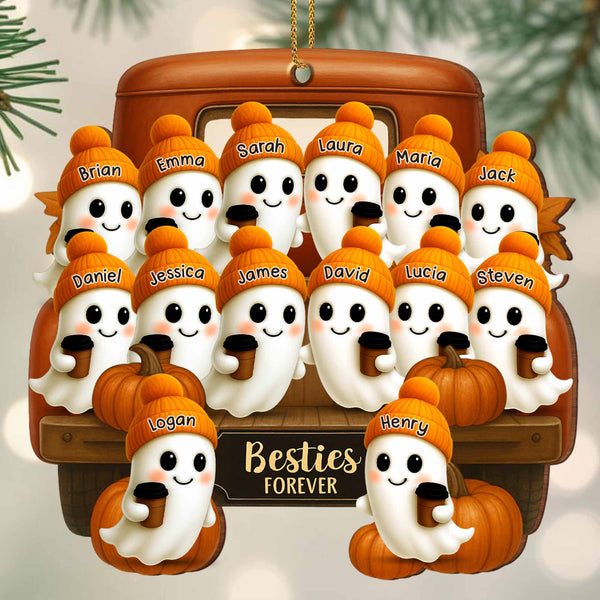 Besties Forever With Ghosts And Pumpkins