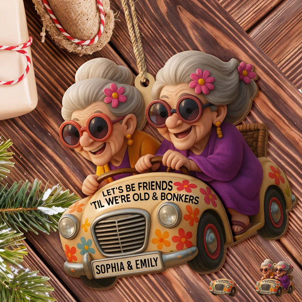 Let's Be Friends 'Til We're Old And Bonkers, Elderly Women, Car