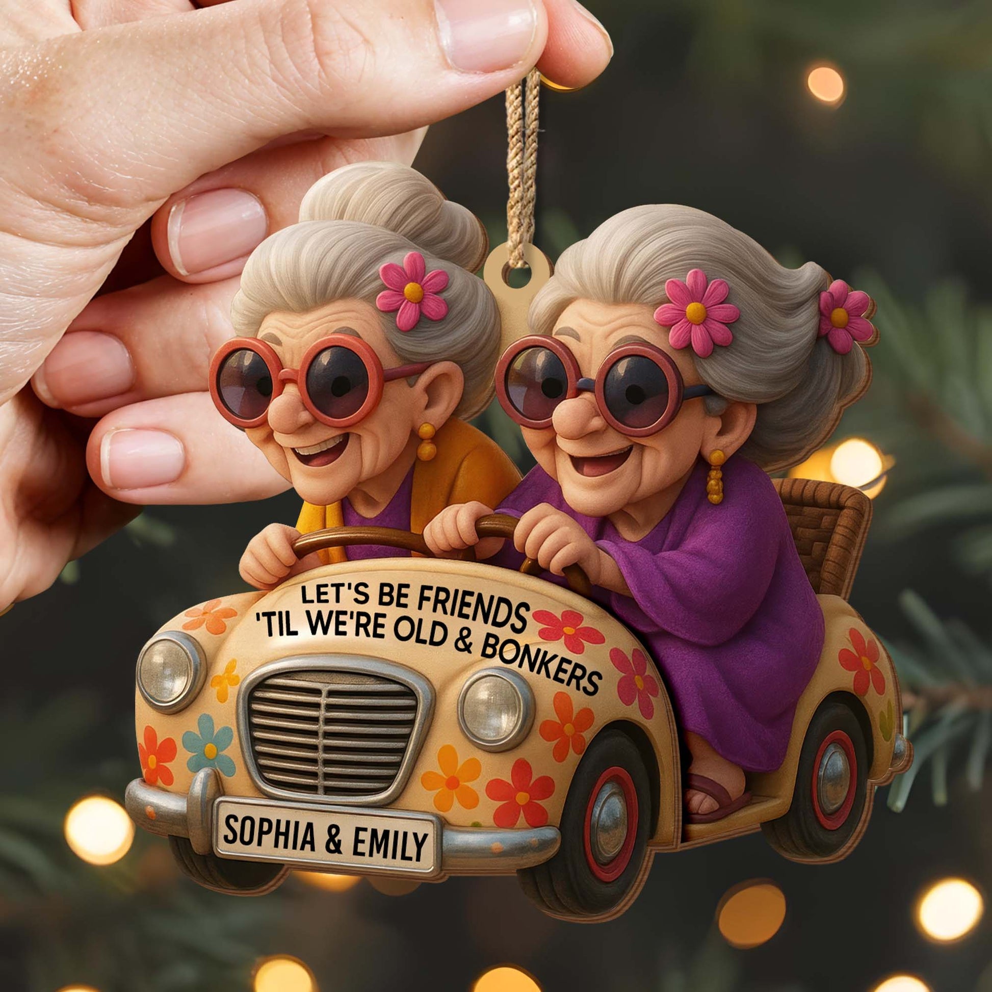 Let's Be Friends 'Til We're Old And Bonkers, Elderly Women, Car