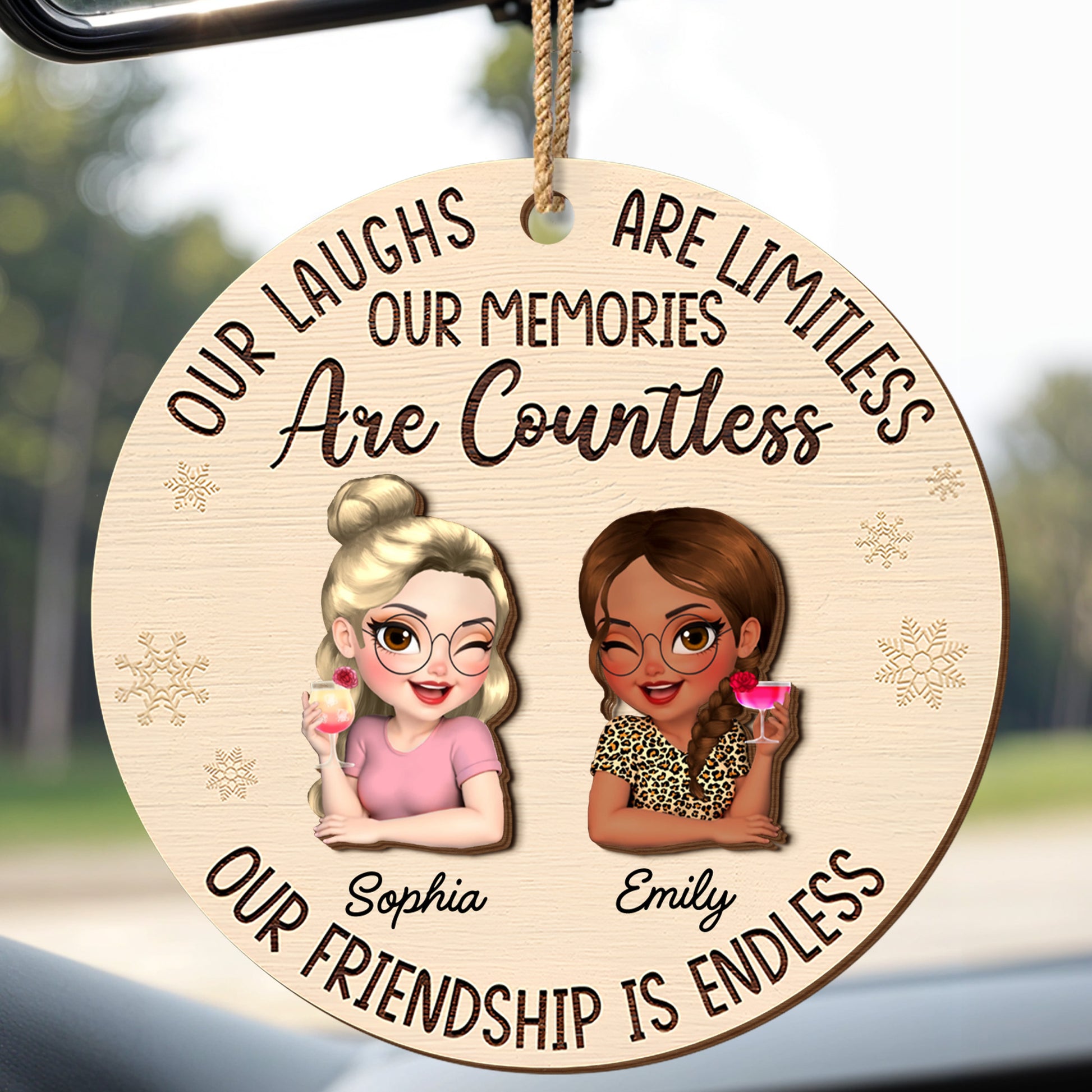 Our Laughs Are Limitless, Cartoon Figures Ornament