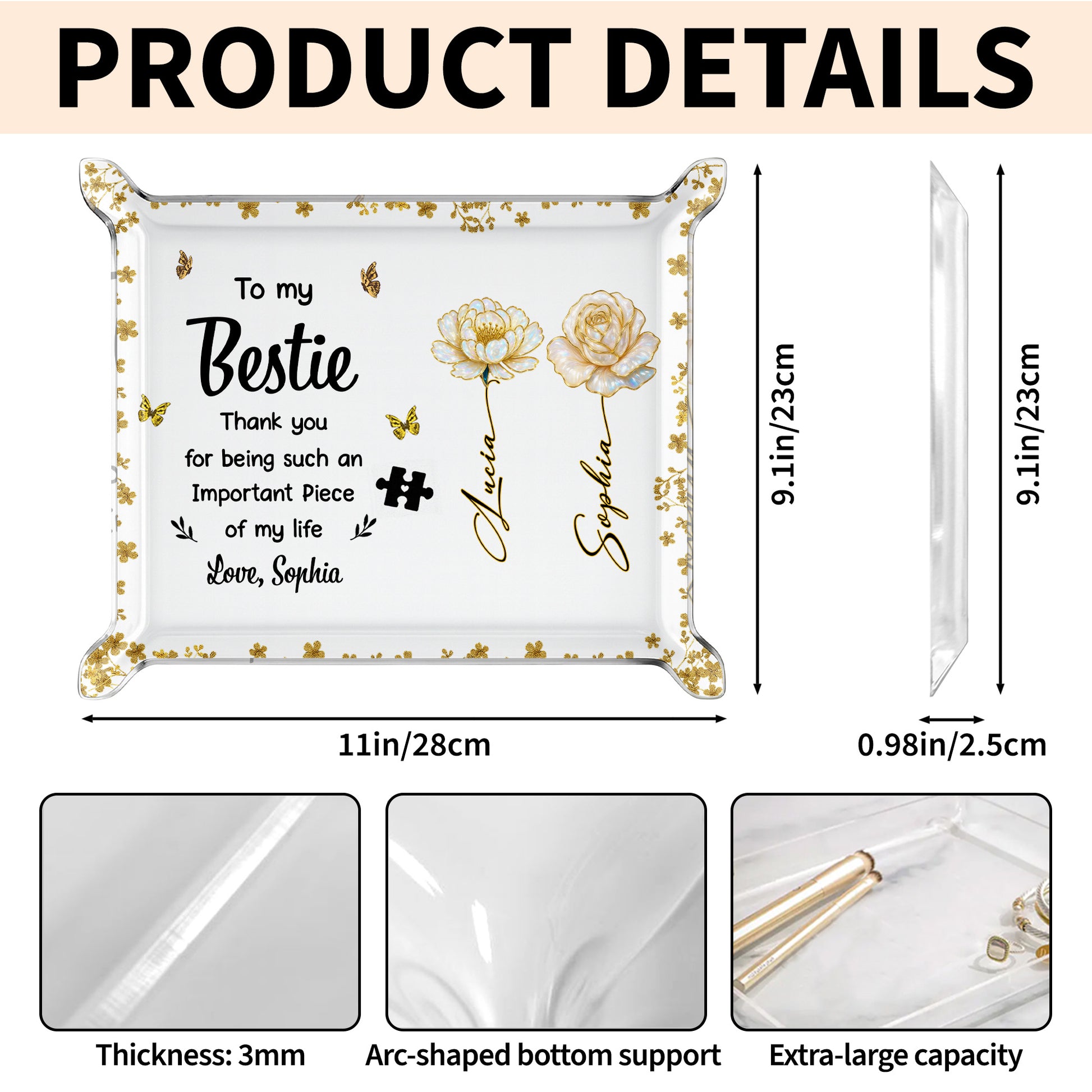 To My Bestie, Thank You For Being An Important Piece