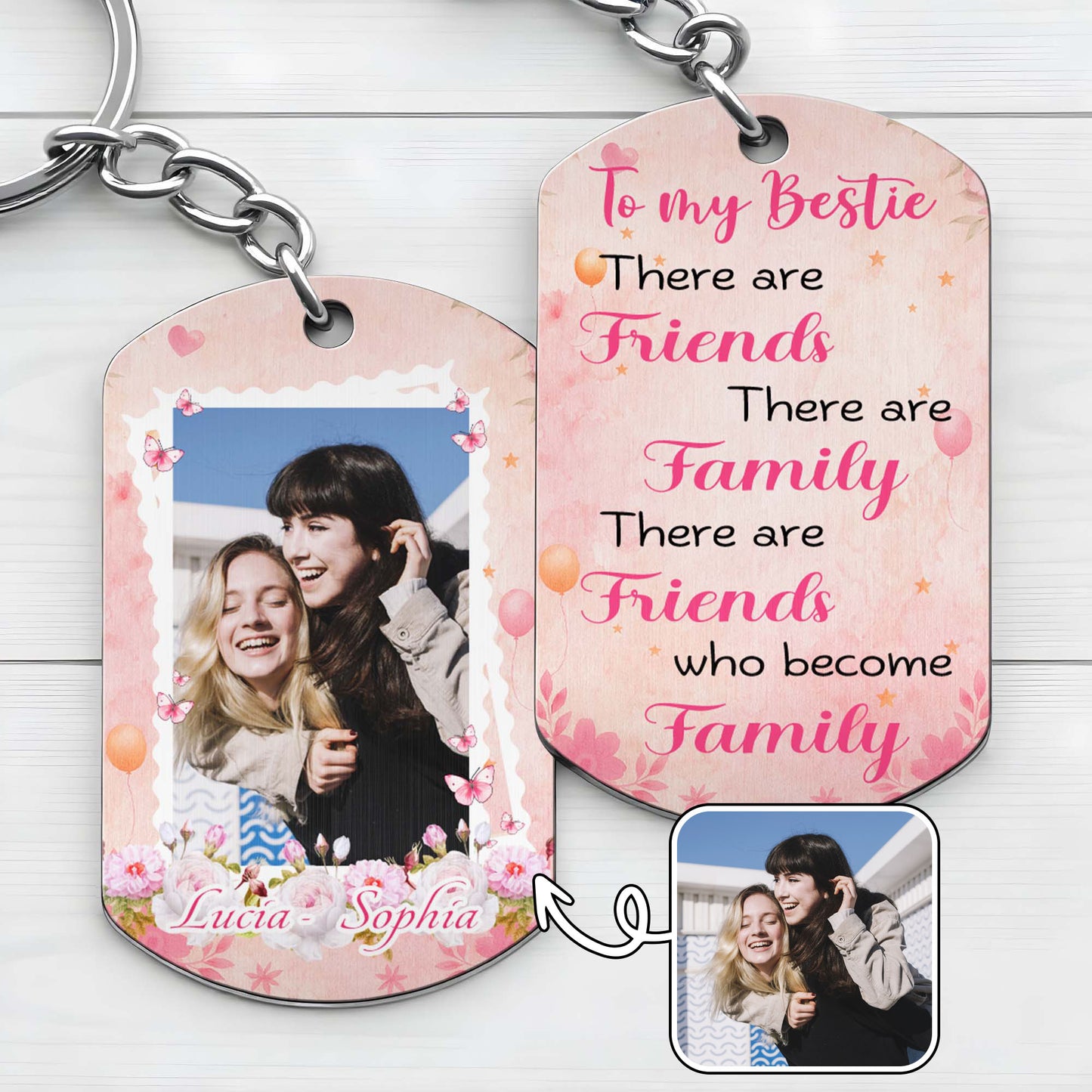 To My Bestie, Friends, Family, Friends Who Become Family, Butterflies