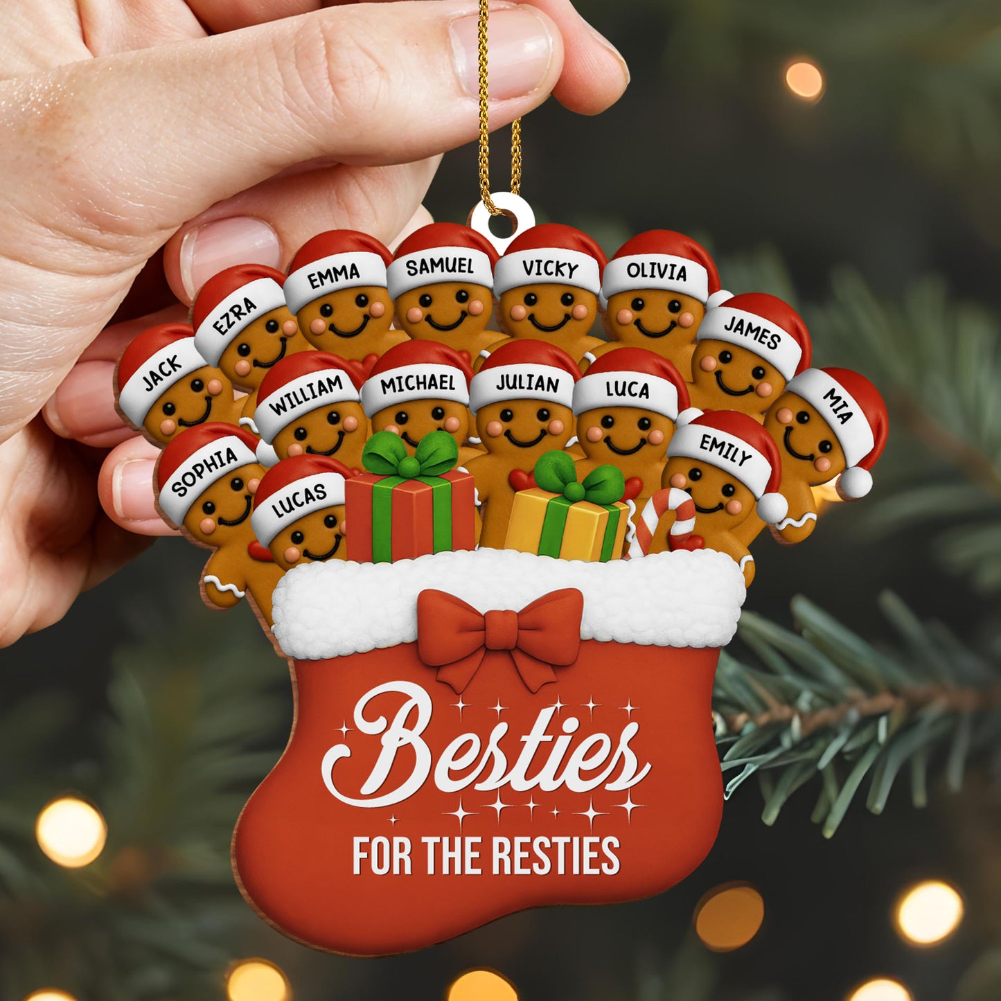 Besties For The Resties Gingerbread Cookies