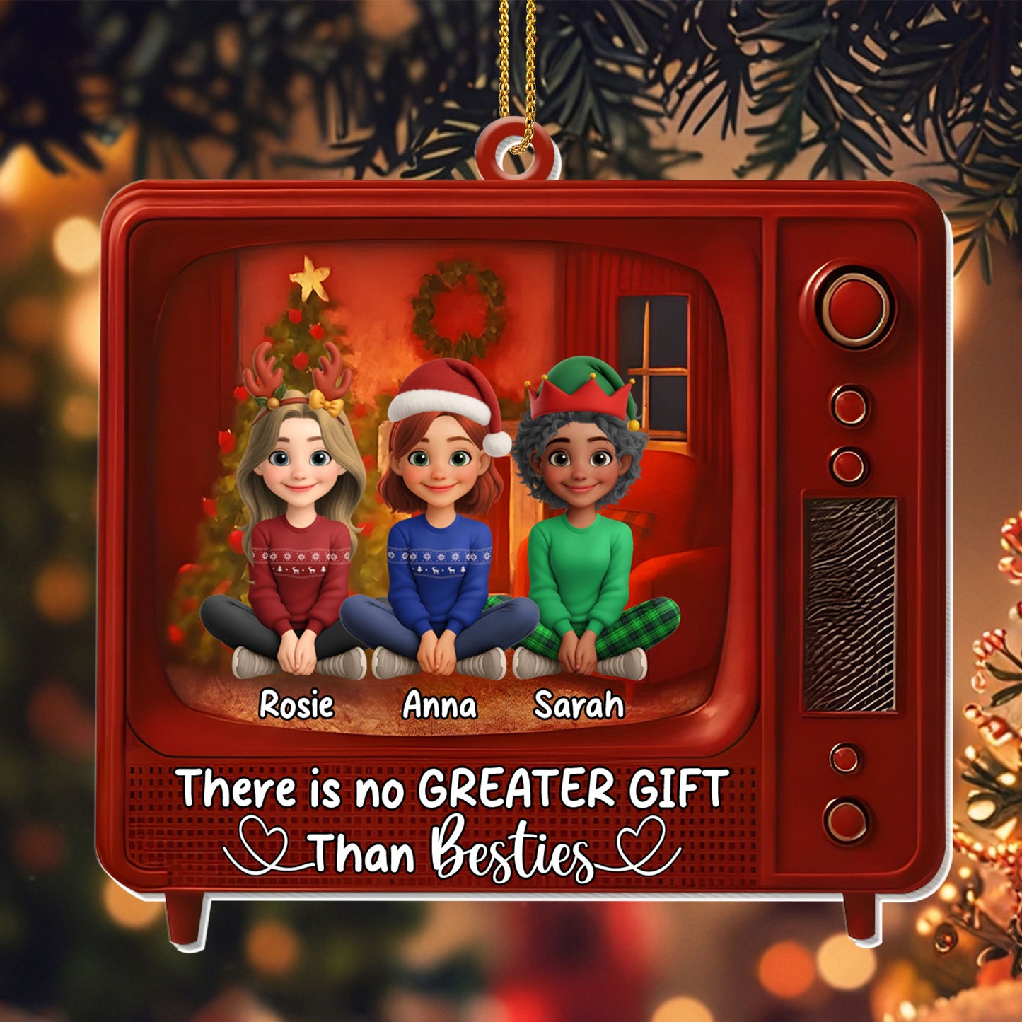 There Is No Greater Gift Than Besties, Vintage TV Design