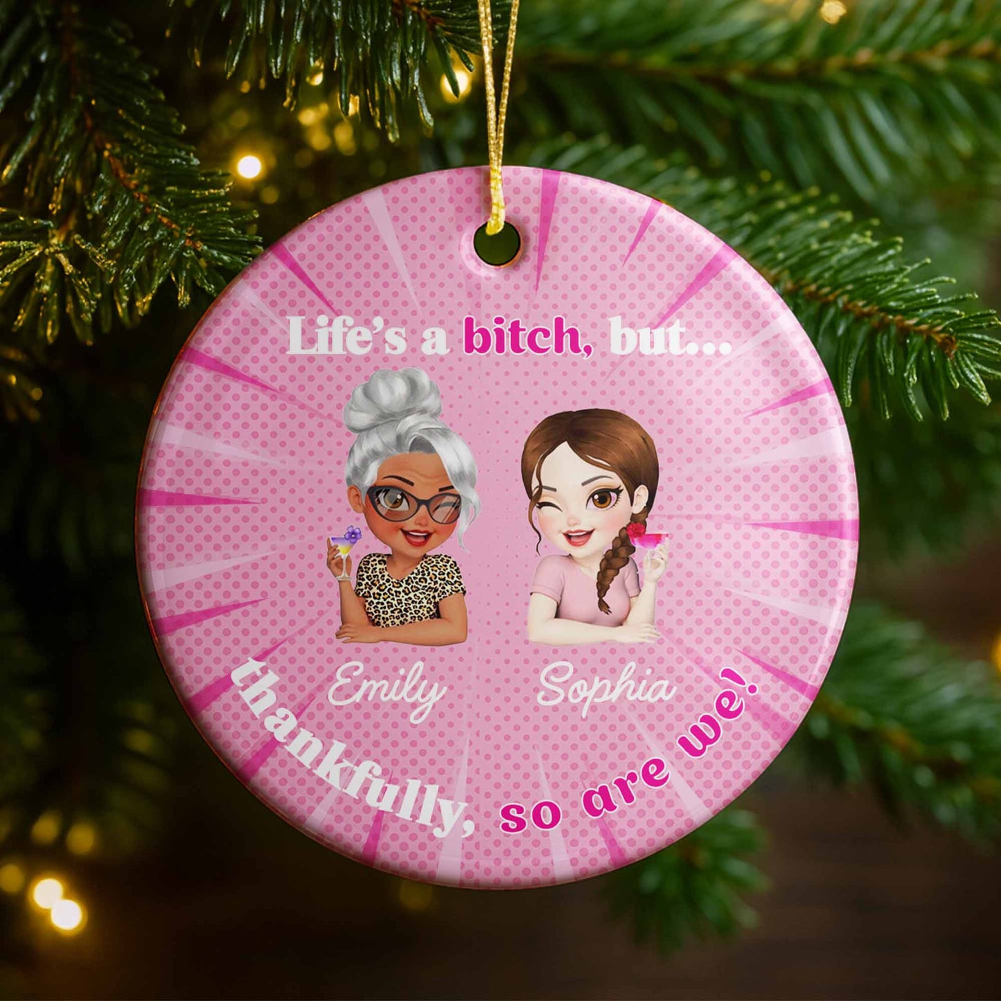 Life's A B*tch, But Thankfully So Are We, Cartoon Women