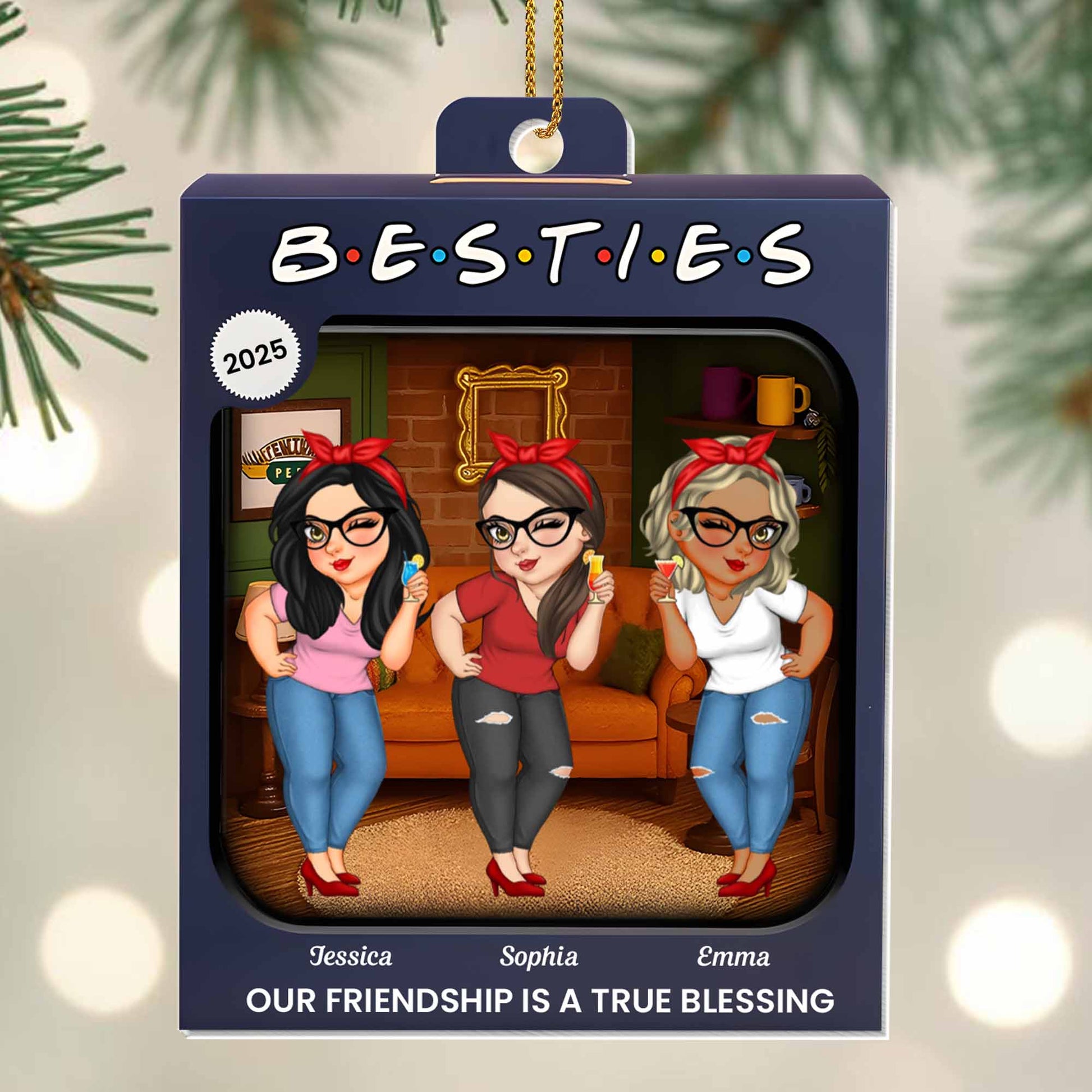 Our Friendship Is A True Blessing, Animated Female Friends