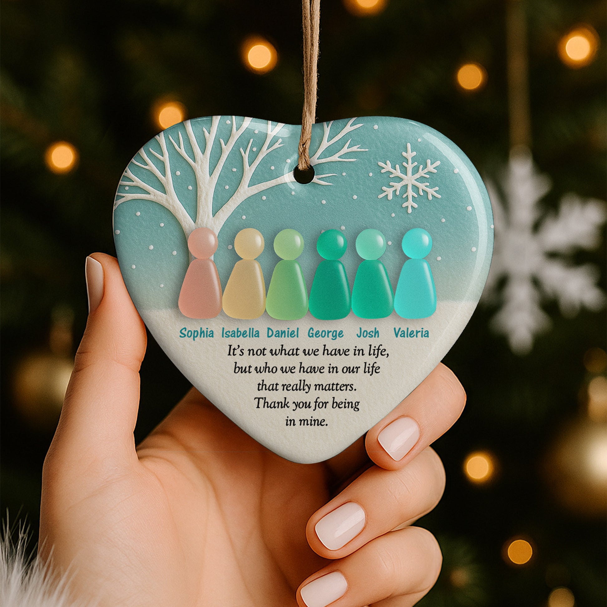 Thank You For Being In My Life, Tree And Family Figures