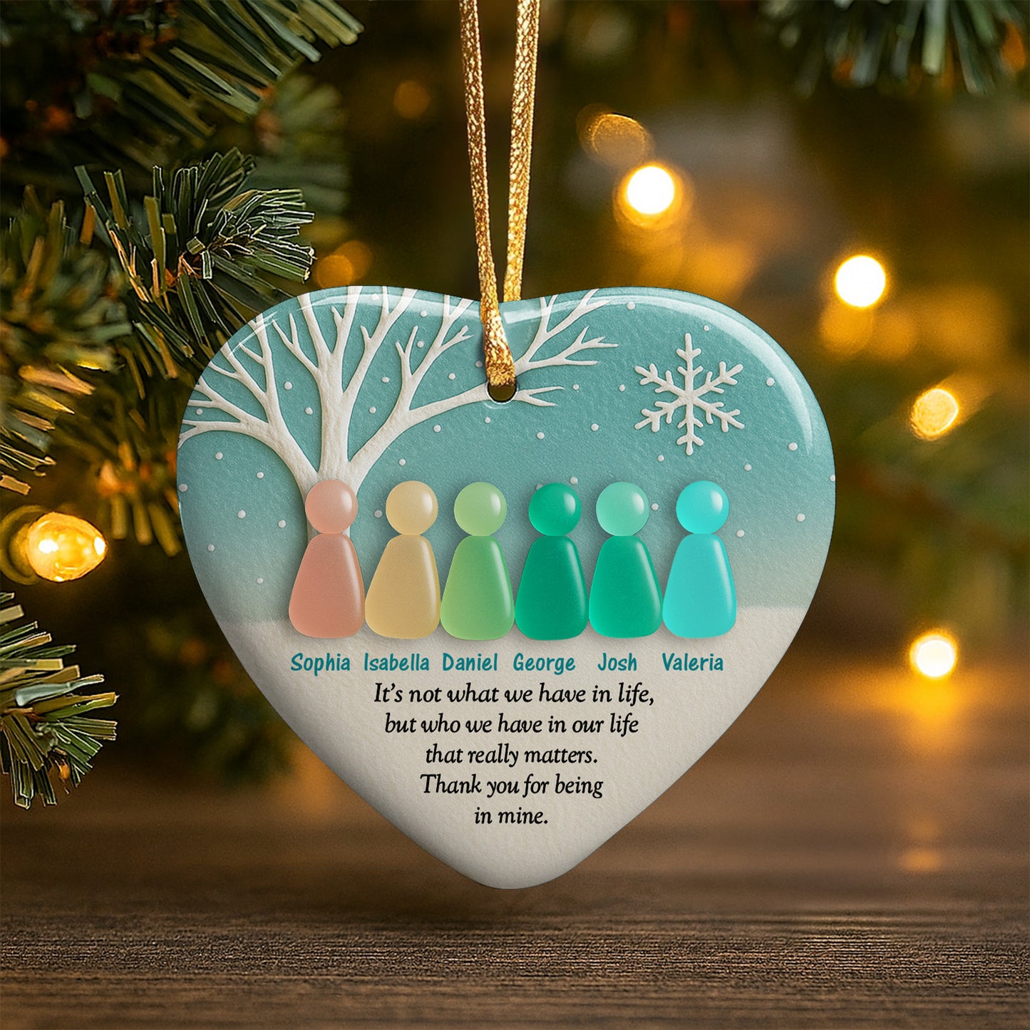Thank You For Being In My Life, Tree And Family Figures
