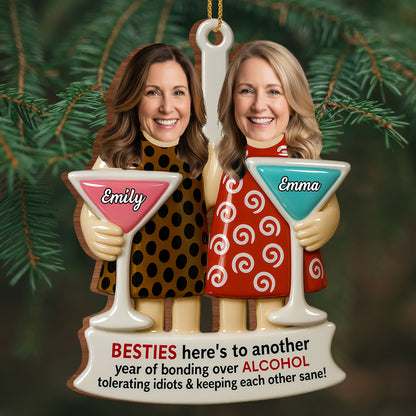 Besties Bonding Over Alcohol, Martini Glasses