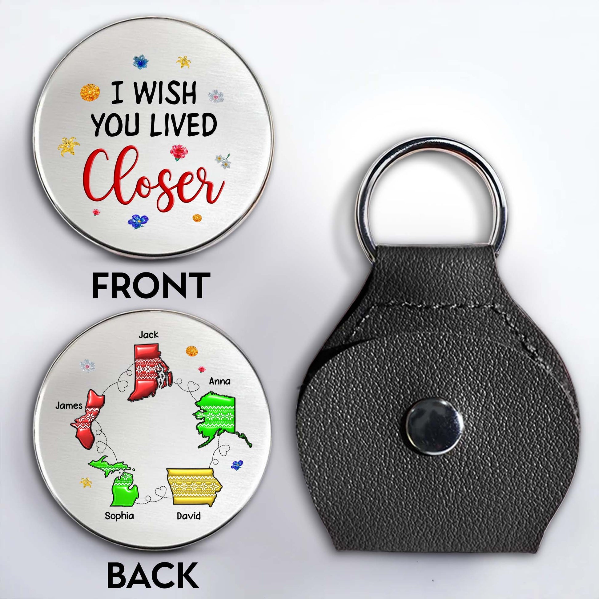 I Wish You Lived Closer With Stars And Flowers