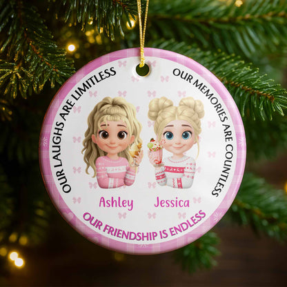 Our Laughs Are Limitless, Friendship Ornament Featuring Girls