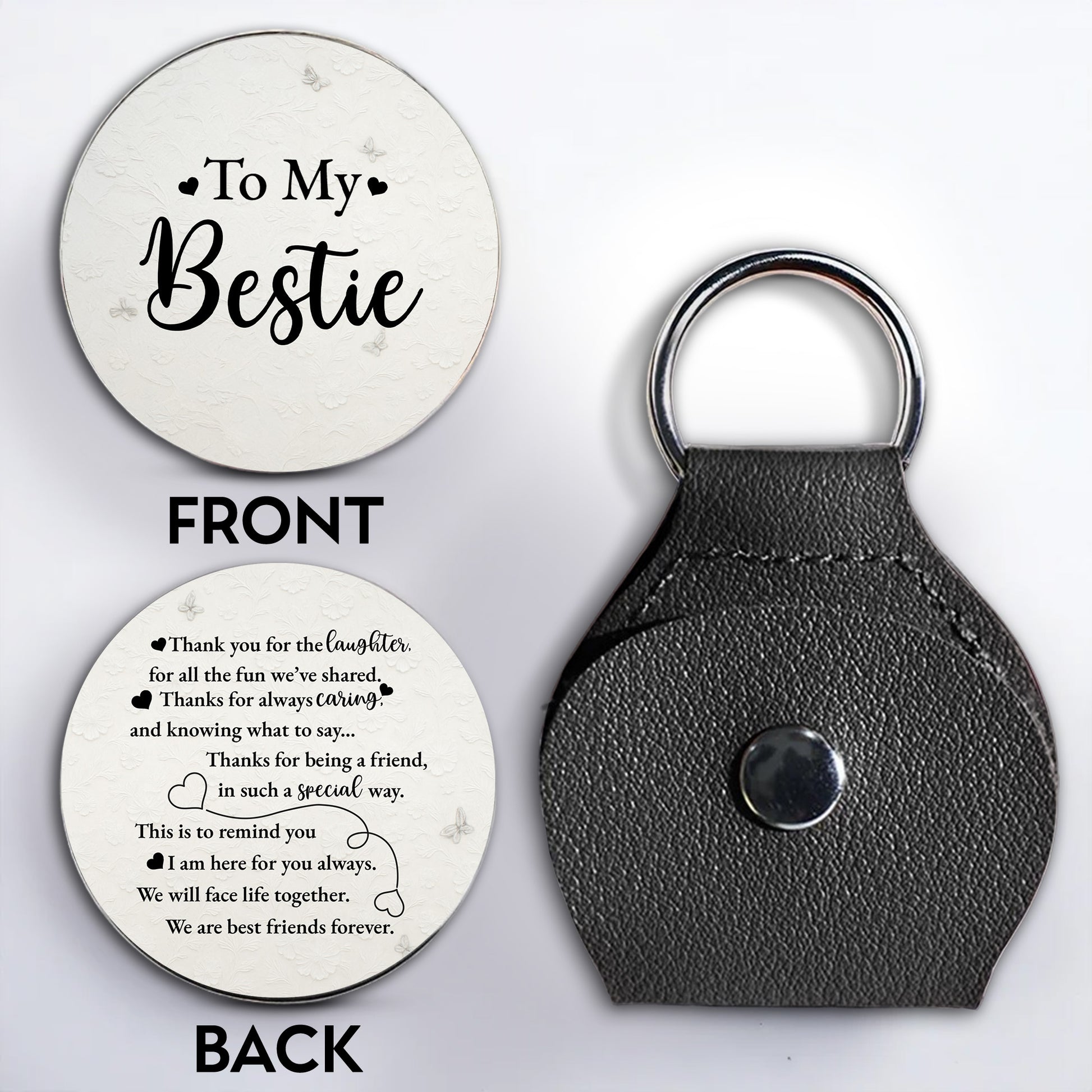 To My Bestie, Best Friends Forever With Hearts