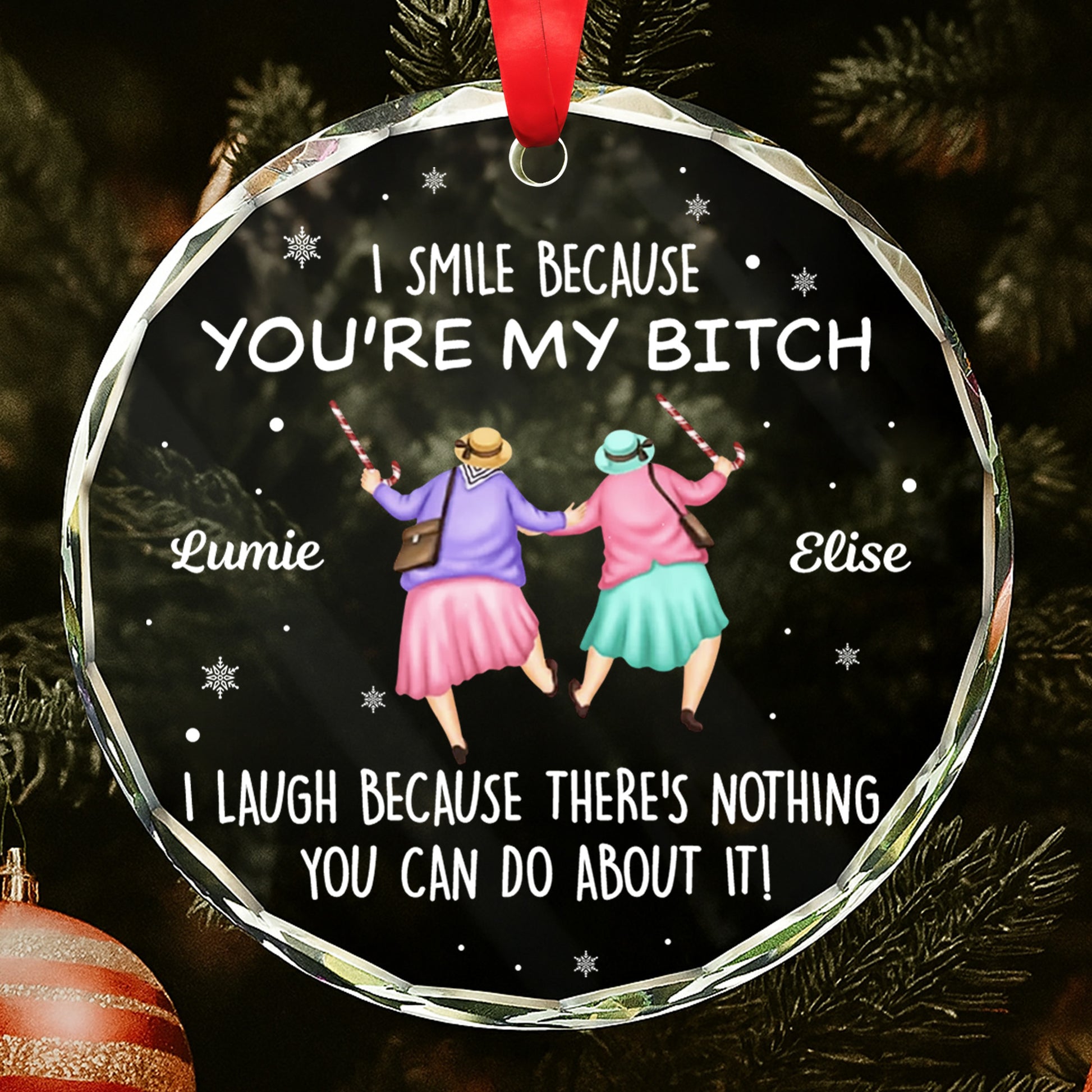 I Smile Because You're My Friend, Two Women Holding Hands