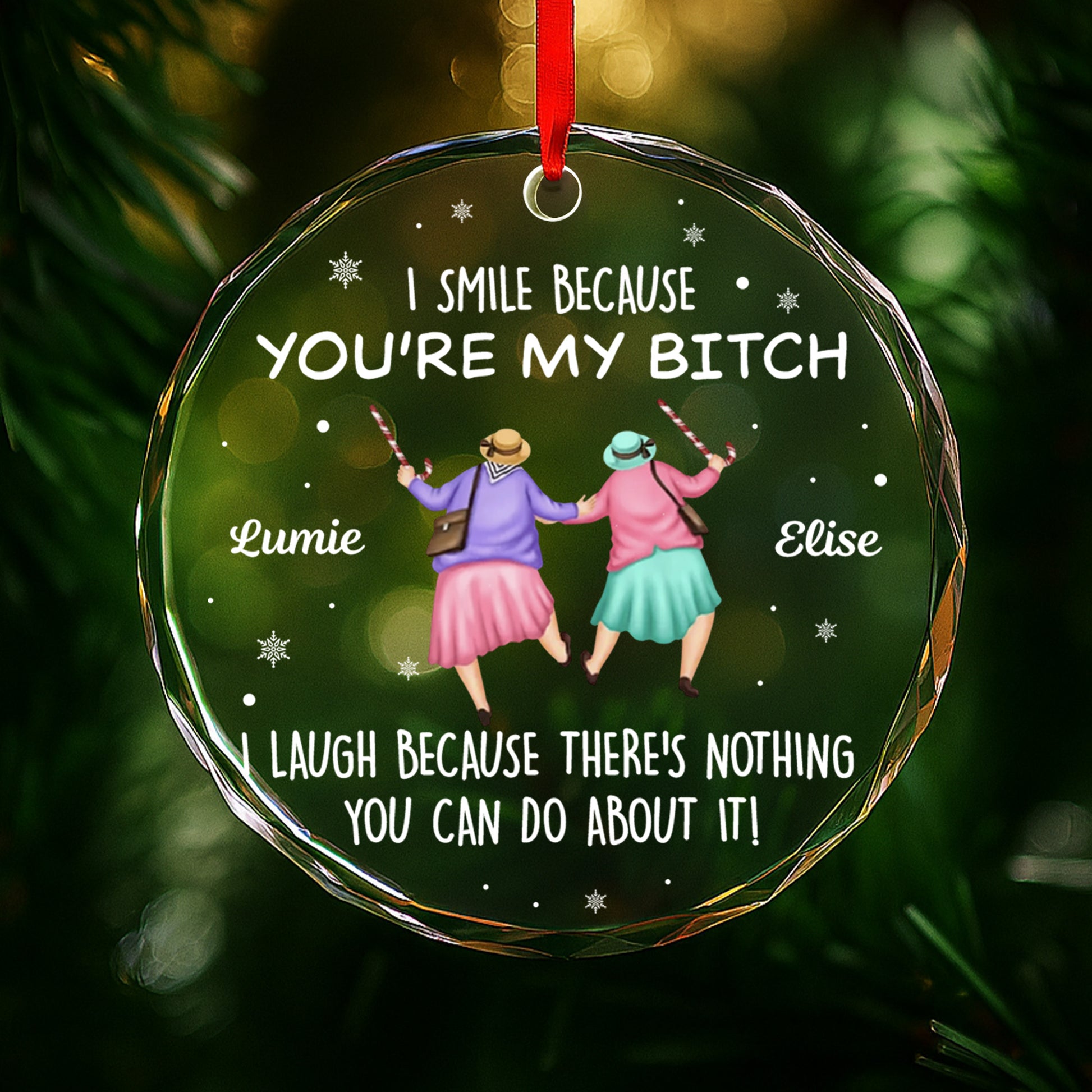 I Smile Because You're My Friend, Two Women Holding Hands