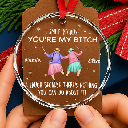 I Smile Because You're My Friend, Two Women Holding Hands