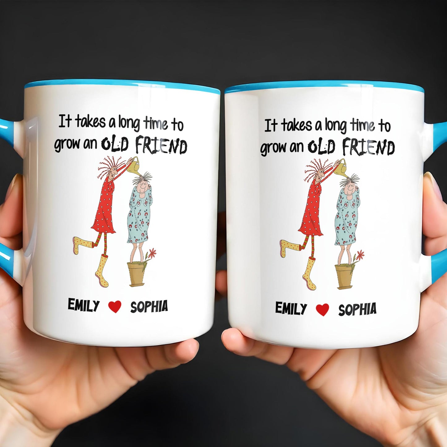 It Takes A Long Time To Grow An Old Friend With Two Women